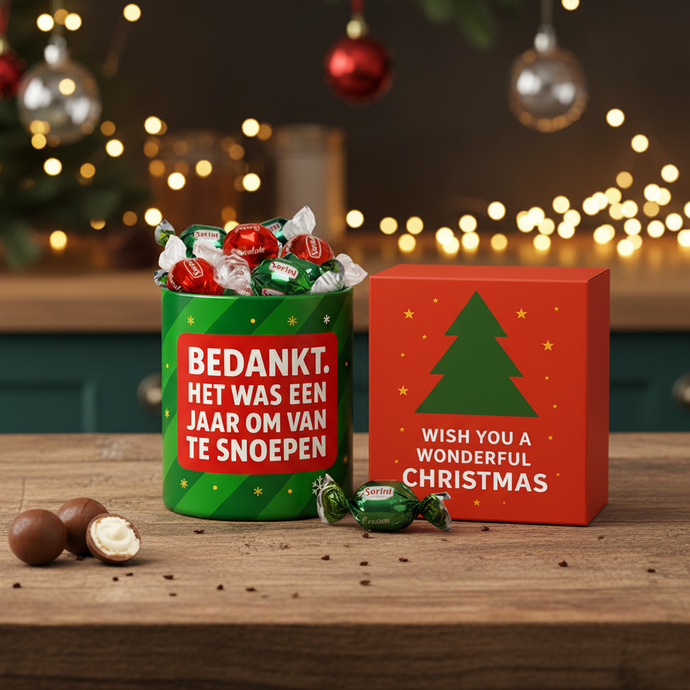 Kerst in een Potje - Bedankt. Een jaar om van te Snoepen