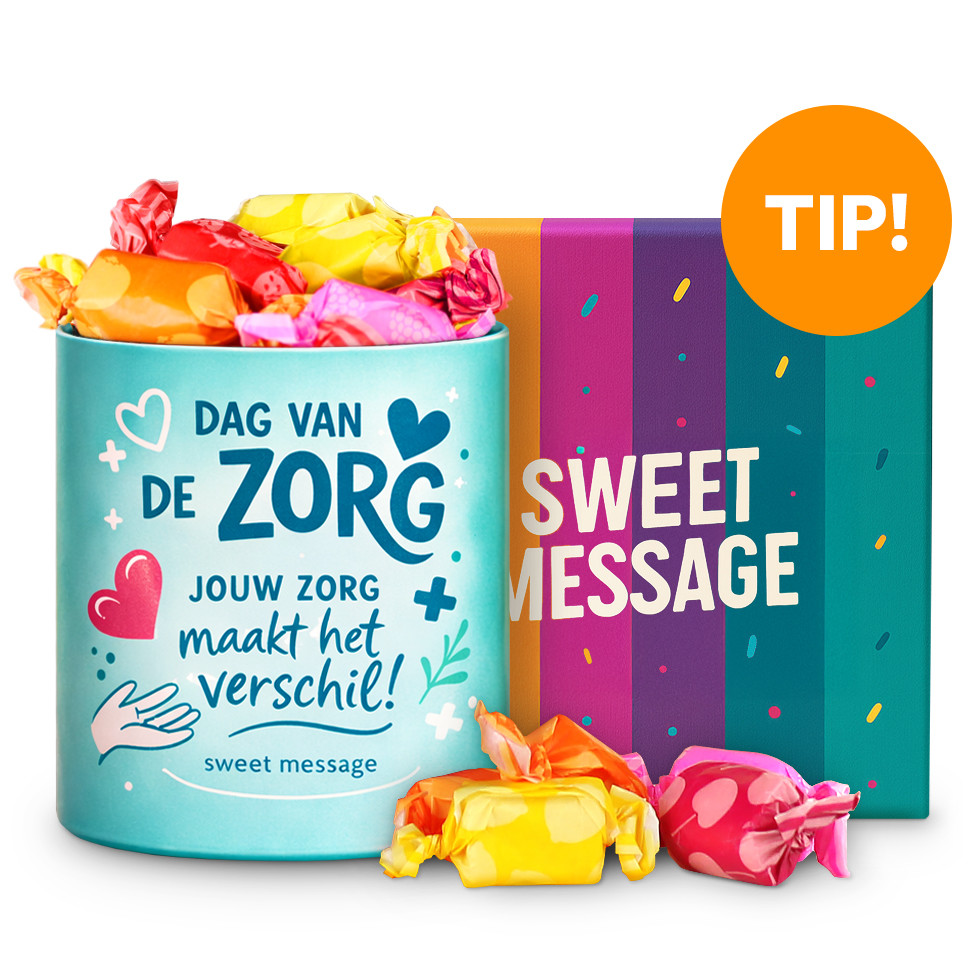 Sweet Message - Dag van de Zorg Cadeau
