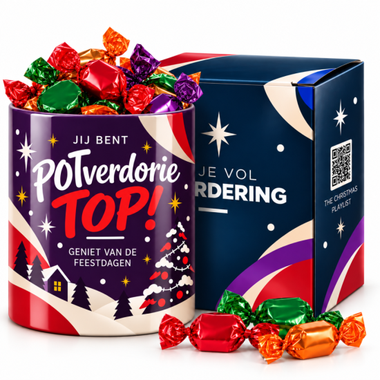 Potje Vol Waardering - Jij Bent POTverdorie Top Kerstgeschenk
