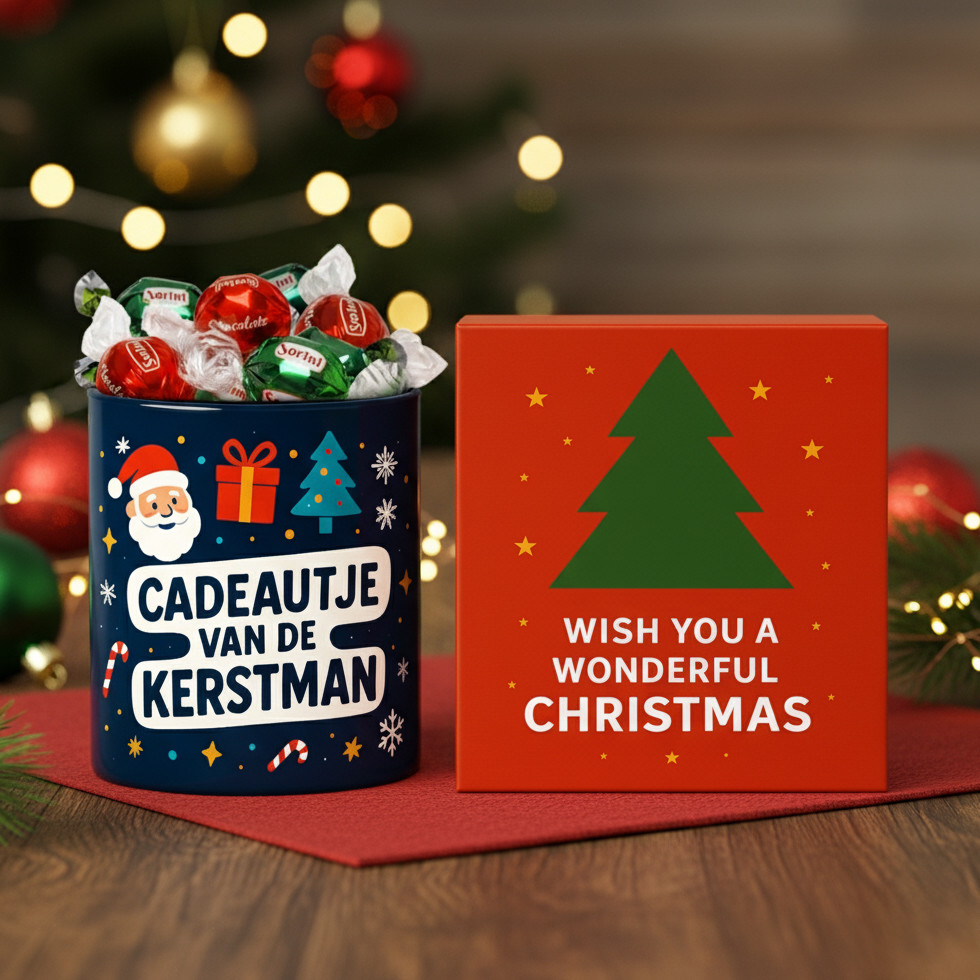 Kerst in een Potje - Cadeautje van de Kerstman Kerstgeschenk