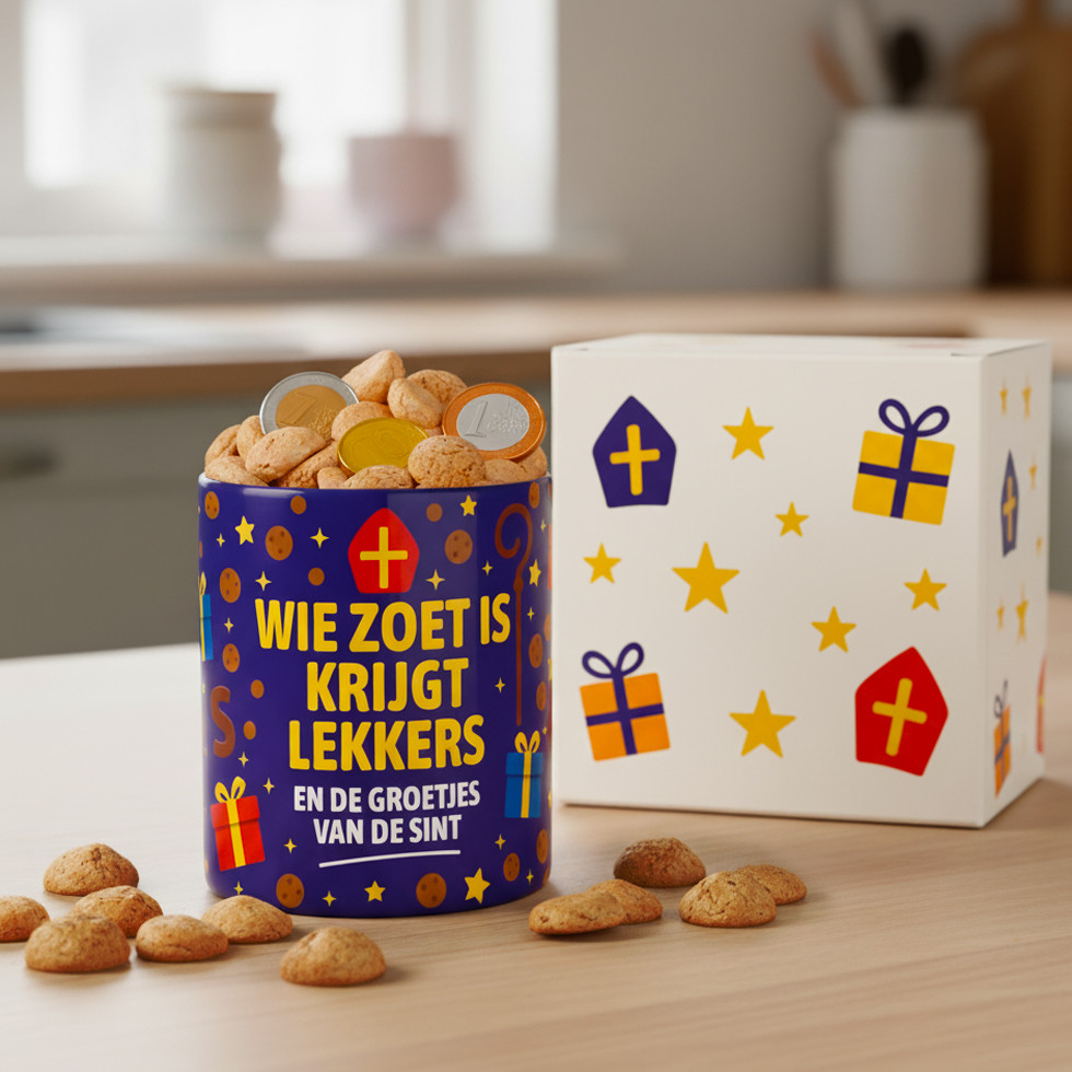 Cadeautje van de Sint  - Wie Zoet Is Krijgt Lekkers