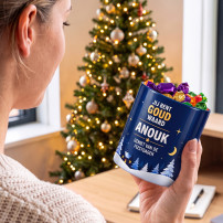 Potje Vol Kerstvreugde - Goud Waard + Naam - Kerstgeschenk 2026