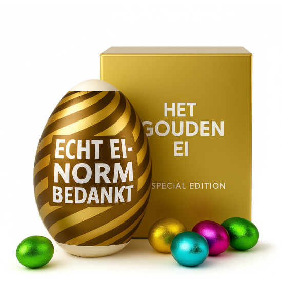 Het Gouden Ei - Echt Ei-norm Bedankt